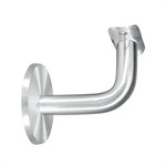 Satin Aluminum Wall Mount Handrail Bracket with 3-1/4