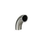 Stainless Steel Flush-Weld 90° Elbow with 2