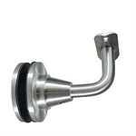 Adjustable Aluminum Glass Mount Handrail Bracket with 3