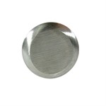 Brushed Stainless Steel, Type 316, Drive-On End Cap for 1.50