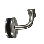 Stainless Steel Glass Mount Handrail Bracket with 2-1/2