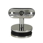 Lavi Polished Stainless Steel Glass Mount Handrail Bracket for 1.50