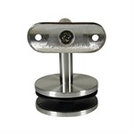 Lavi Polished Stainless Steel Glass Mount Handrail Bracket for 2.00