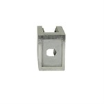 Lavi Square Stainless Steel Flat Post Mount Glass Clip