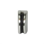 Lavi GlassGrip<span>™</span> Stainless Steel Flat Post Mount Glass Clip