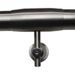 Linear Handrail Kit, Stainless Steel Adjustable Wall Mount, 16 ft