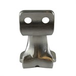 304 Stainless Steel Style C Wall Mount Handrail Bracket with One Mounting Hole, 2-1/2