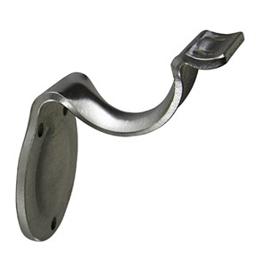 316 Stainless Steel Style B Wall Mount Handrail Bracket with 3 Mounting Holes, 3