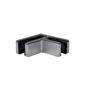 2205 Stainless Steel 90 Degree Glass Stiffener for 13.52 to 15mm Glass