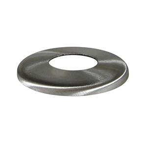 Brushed Stainless Steel Heavy Flush-Base Flange for 1-1/4