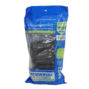 Cornerstone® 2 Series Self-Closing Hinge, 2 in. Leafs, Black, Pack of 2