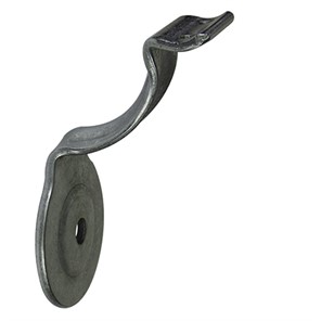 Steel Redesigned Style B Wall Mount Handrail Bracket with One Mounting Hole, 2-1/2