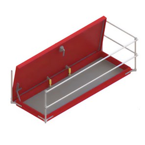 Kee Hatch Forward Barrier Access Guardrail Kit — 48x96