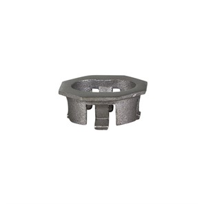 Brushed Stainless Steel Insert with 17mm by 22mm Oval Hole