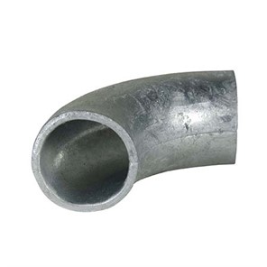 Galvanized Steel Flush-Weld 90° Elbow with 1-5/8" Inside Radius for 1-1/4" Pipe G4434