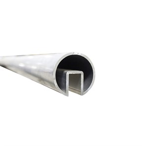 Aluminum Slotted Top Rail, 2.50