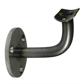 Steel Assembled Wall Mount Handrail Bar Bracket with Three Mounting Holes, 3-1/4