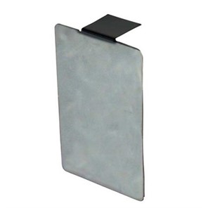 For Cladding, End Cap, Aluminum, Cladding Tape or Silicone, Satin