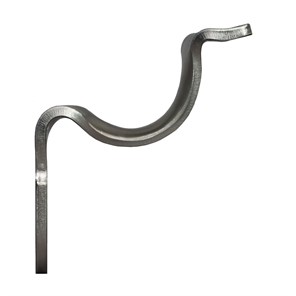 304 Stainless Steel Style C Wall Mount Handrail Bracket with 2 Mounting Holes, 3