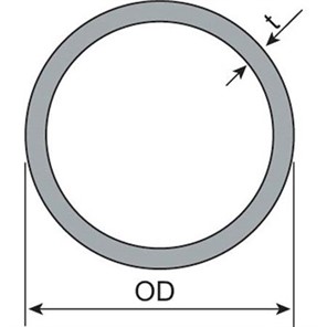 Aluminum Pipe, 1.25