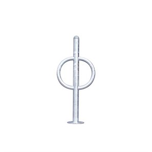Architectural Post and Ring Bike Rack, Surface Mount