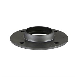 Plain Steel Flat Base Flange with 4 Mounting Holes for 1-1/4