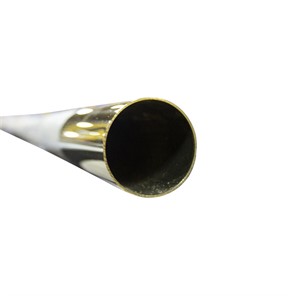 Polished Brass Round Tubing, 6'