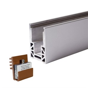 PanelGrip® Glass Mount 20' Shoe Mechanism Kit, 0.496-0.550 Inch Thick Glass