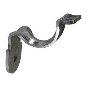 Steel Style C Wall Mount Handrail Bracket with One Mounting Hole, 3