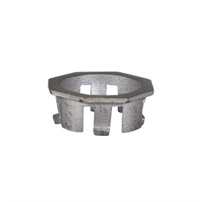 Brushed Stainless Steel Insert with 24mm Round Hole