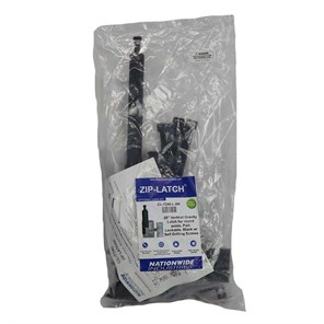 Zip-Latch® 20 in. Gravity Latch, Black