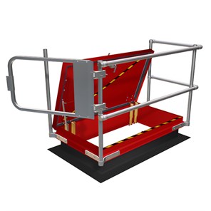 Kee Hatch Forward Barrier Access Guardrail Kit — 48x54