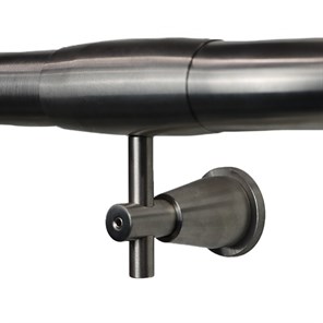Linear Handrail Kit, Stainless Steel Adjustable Wall Mount, 4 ft