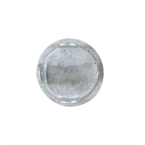 Galvanized Steel Flat Disk Drive-On End Cap for 1-1/4" Pipe G3286