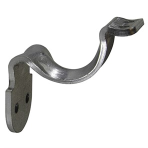 Steel Style C Wall Mount Handrail Bracket with Two Mounting Holes, 3