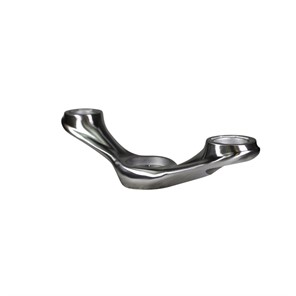 Brushed Stainless Steel Two Point Spider with 200mm Center to Center, 180<span>°</span>