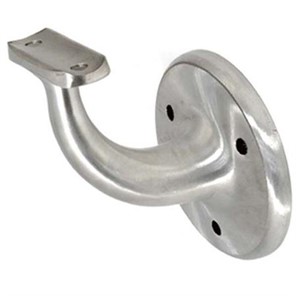 Stainless Steel Style U Wall Mount Handrail Bracket with Three Mounting Holes, 3