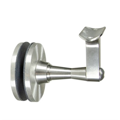 Stainless Steel Glass Mount Handrail Bracket with 3