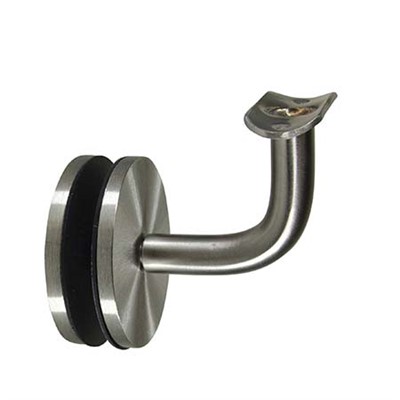 Stainless Steel Glass Mount Handrail Bracket with 2-1/2