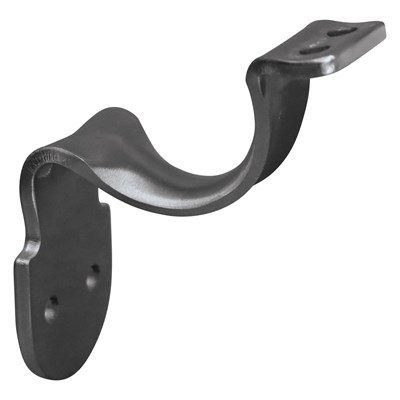 304 Stainless Steel Style C Wall Mount Handrail Bracket with 2 Mounting Holes, 3