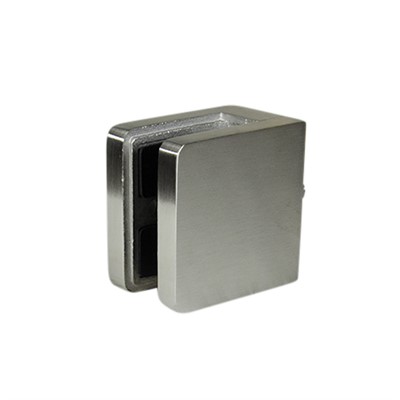 Lavi Square Stainless Steel Blade Post Mount Glass Clip