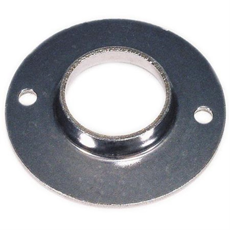 Plain Steel Flat Base Flange with 2 Mounting Holes for 2" Pipe 643