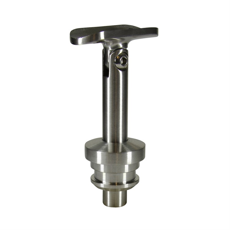 316 Satin Stainless Adjustable Post Mount Top Bracket, For 1-1/2" Tube Post WR31500AA