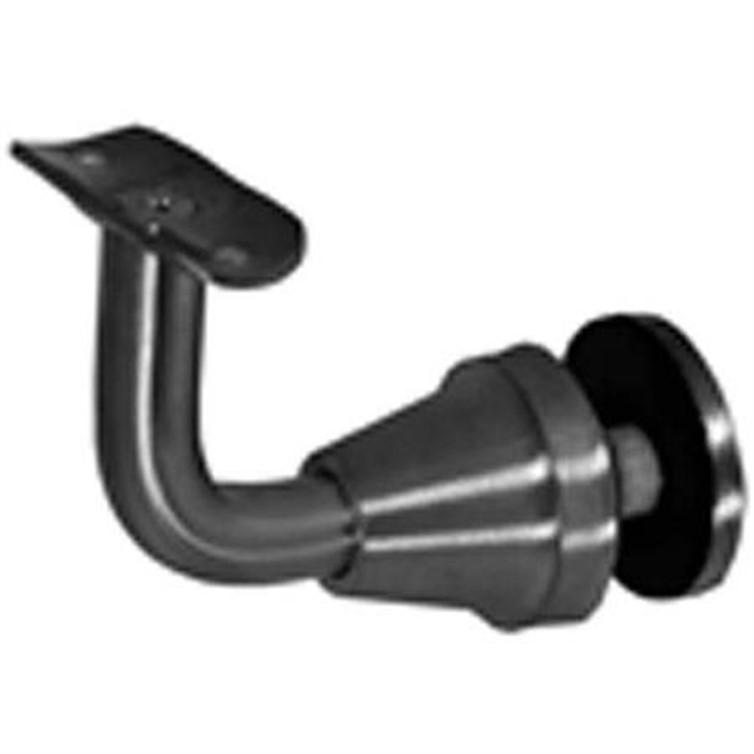 Adjustable Aluminum Glass Mount Handrail Bracket with 2-3/4" to 3" Projection for 1/2" Glass GB4386