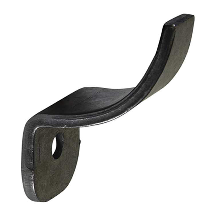 Steel Universal Weld Wall Mount Handrail Bracket with One Mounting Hole, 2-5/16" Projection 1980ST