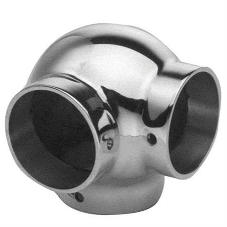 Satin Finish Stainless Steel Side Outlet Elbow, 1.50" 151506.4