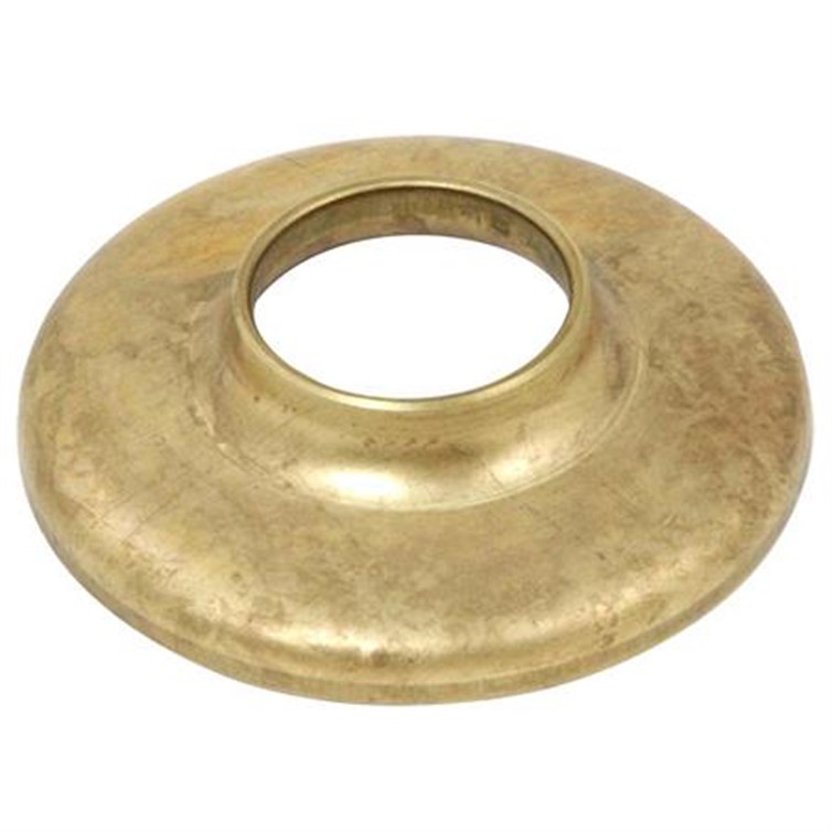 Brass Heavy Base Flange with Set Screw for 1.50" Dia Tube BRS1437T