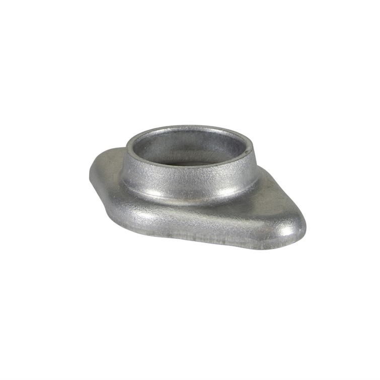 Aluminum Tapered Heavy Base Flange for 1.25" Pipe or 1.66" Tube with No Mounting Holes 4940