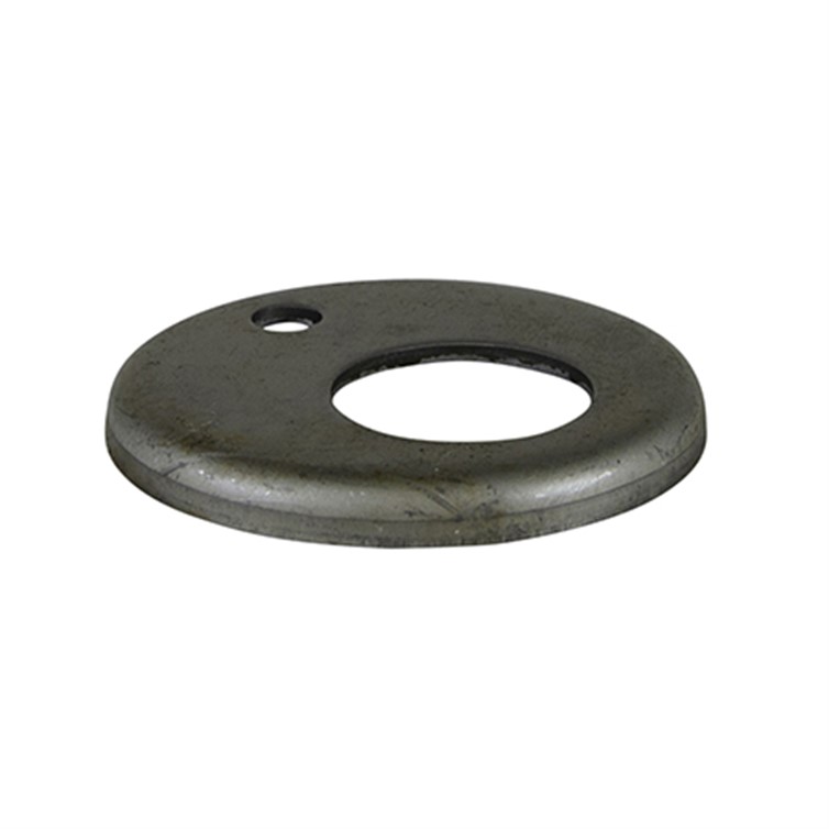 Steel Heavy Flush-Base Flange with 1 Offset Mounting Hole for 1.50" Dia Tube 2534RT