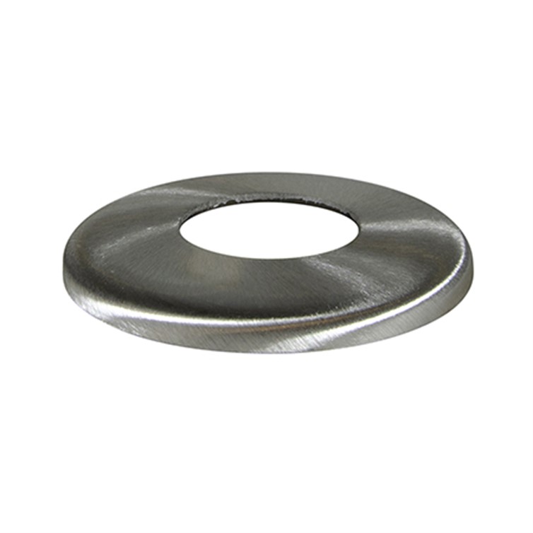 Brushed Stainless Steel Heavy Flush-Base Flange for 1-1/4" Pipe 2606.4